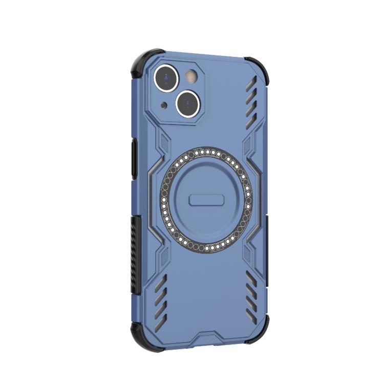 For iPhone 13 Butterfly Armor MagSafe Magnetic Ring Shockproof Phone Case