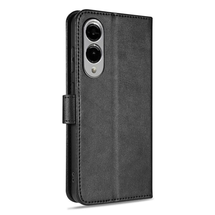 For Samsung Galaxy S25 Edge 5G AZNS Sheepskin Texture Flip Leather Phone Case
