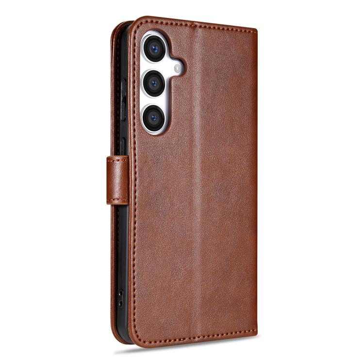 For Samsung Galaxy S25+ 5G AZNS Sheepskin Texture Flip Leather Phone Case