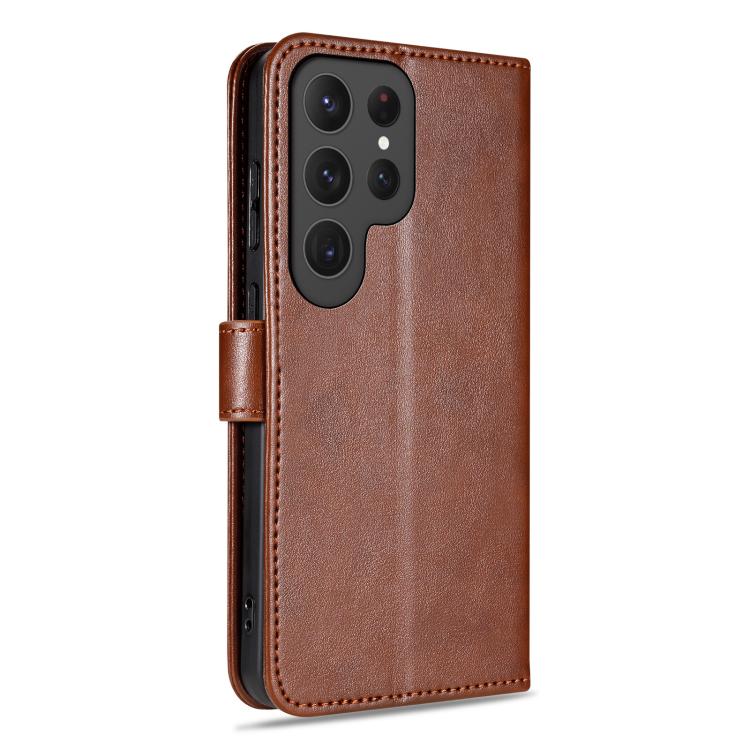 For Samsung Galaxy S24 Ultra 5G AZNS Sheepskin Texture Flip Leather Phone Case