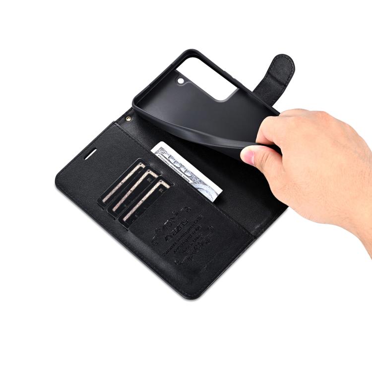 For Samsung Galaxy S22+ 5G AZNS Sheepskin Texture Flip Leather Phone Case