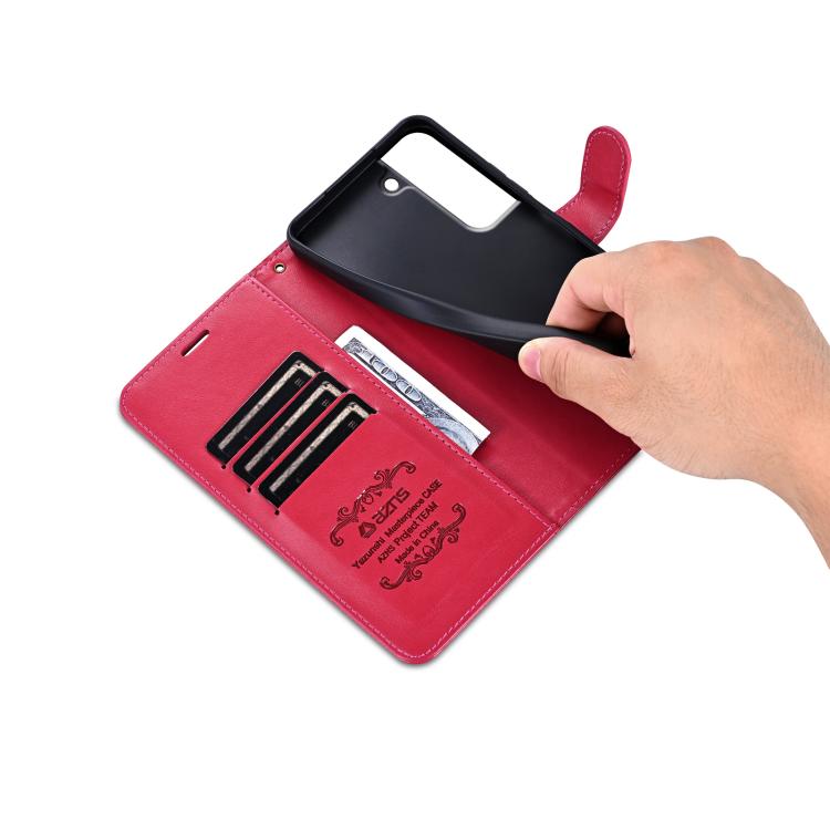 For Samsung Galaxy S22+ 5G AZNS Sheepskin Texture Flip Leather Phone Case
