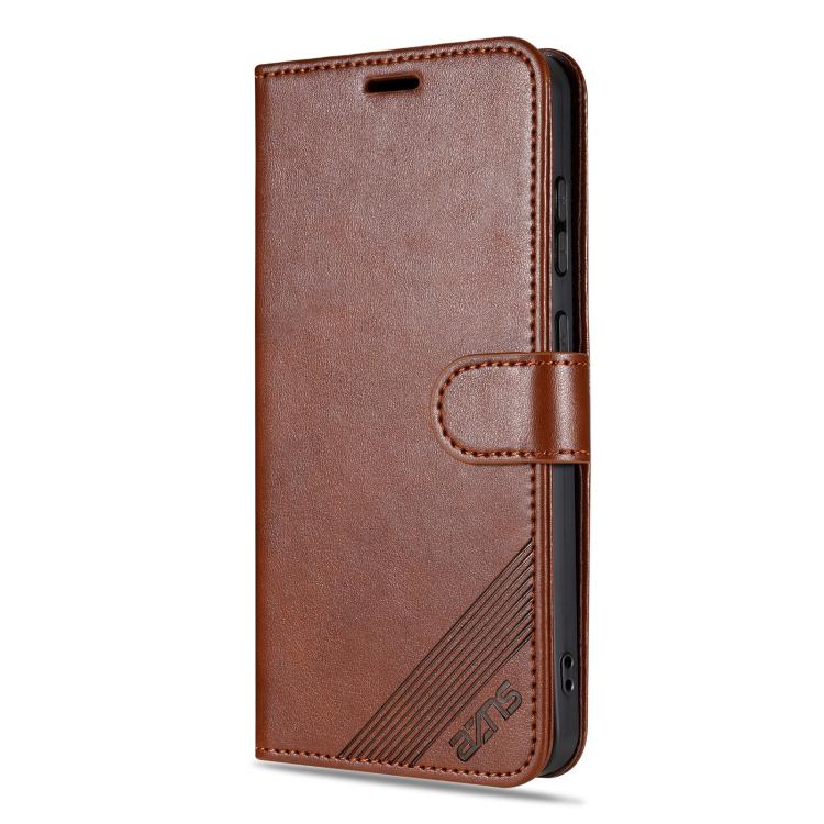 For Samsung Galaxy S25 FE 5G AZNS Sheepskin Texture Flip Leather Phone Case