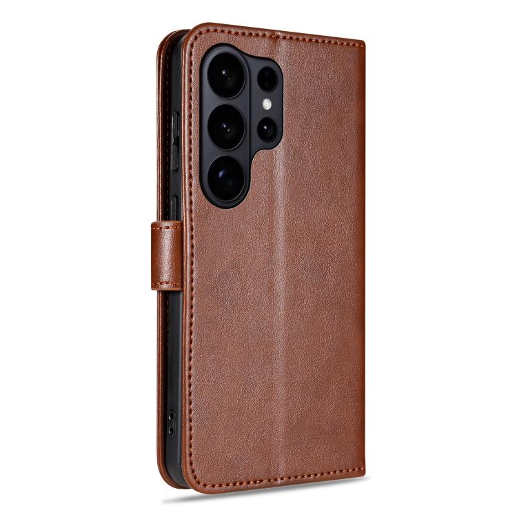 For Samsung Galaxy S26 Ultra 5G AZNS Sheepskin Texture Flip Leather Phone Case