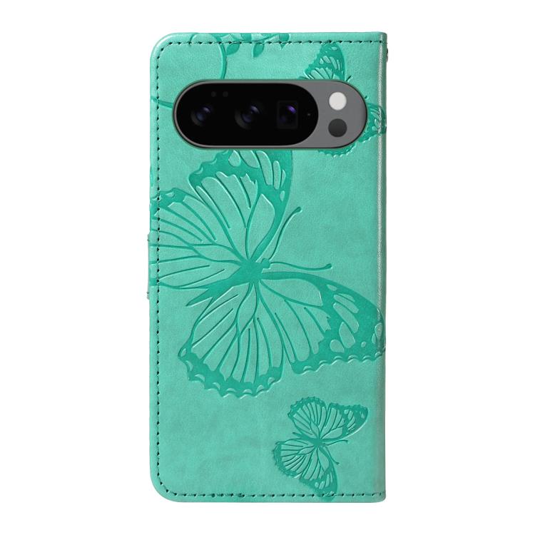 For Google Pixel 10 Global 3D Butterfly Embossed Pattern Flip Leather Phone Case