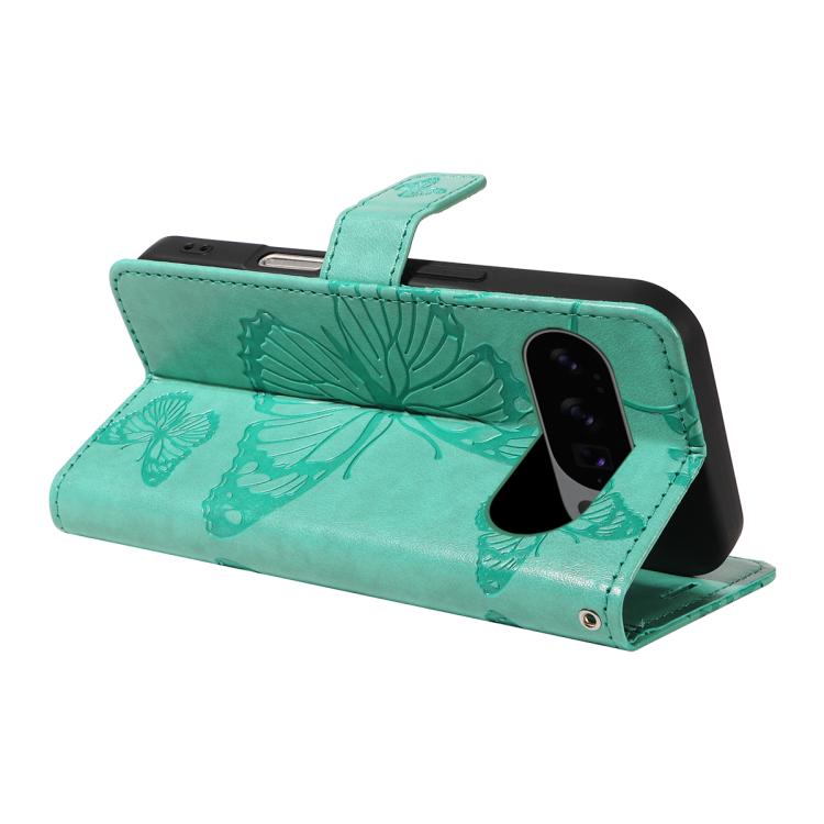 For Google Pixel 10 Global 3D Butterfly Embossed Pattern Flip Leather Phone Case