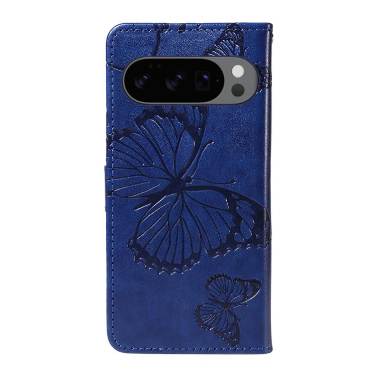 For Google Pixel 10 Global 3D Butterfly Embossed Pattern Flip Leather Phone Case