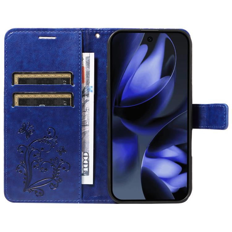 For Google Pixel 10 Global 3D Butterfly Embossed Pattern Flip Leather Phone Case