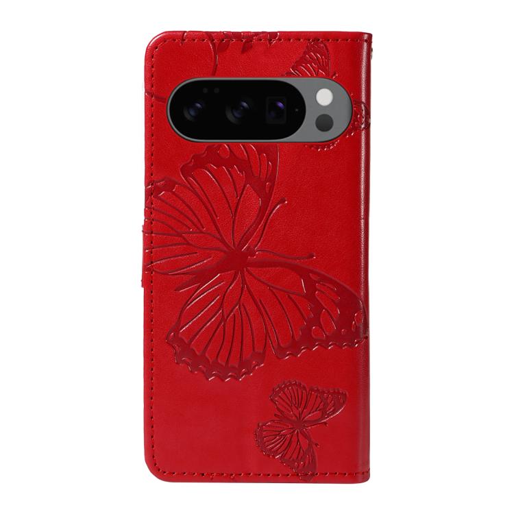 For Google Pixel 10 Global 3D Butterfly Embossed Pattern Flip Leather Phone Case
