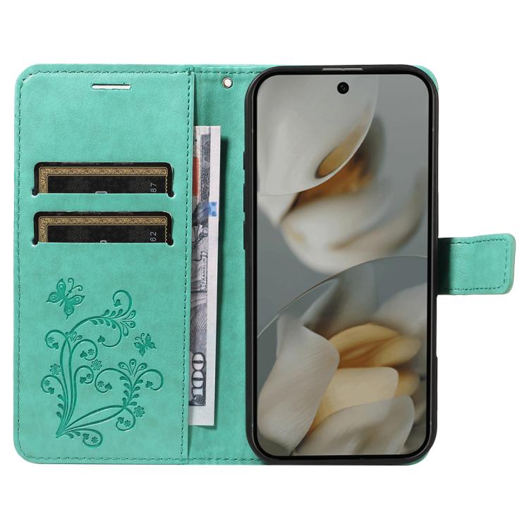 For Google Pixel 10 Pro XL Global 3D Butterfly Embossed Pattern Flip Leather Phone Case
