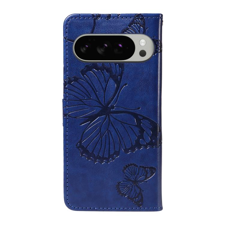 For Google Pixel 10 Pro XL Global 3D Butterfly Embossed Pattern Flip Leather Phone Case