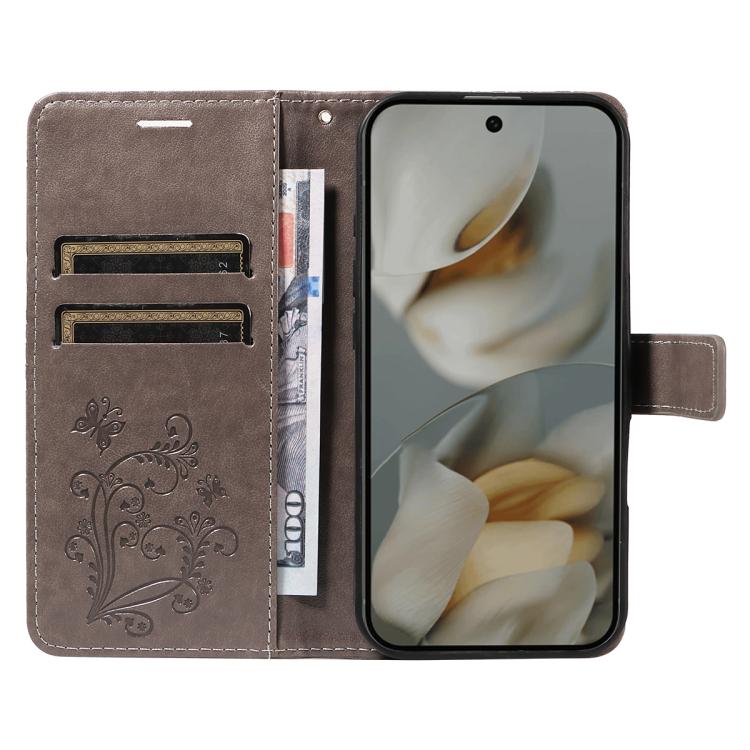 For Google Pixel 10 Pro XL Global 3D Butterfly Embossed Pattern Flip Leather Phone Case