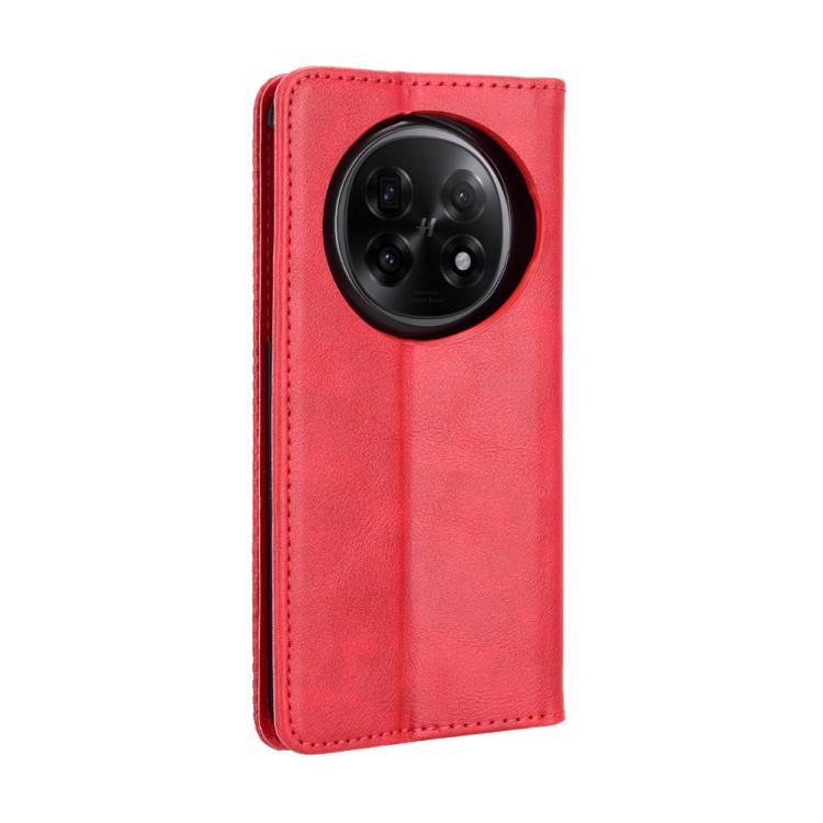 For OPPO Find N5 Magnetic Buckle Retro Texture Leather Phone Case