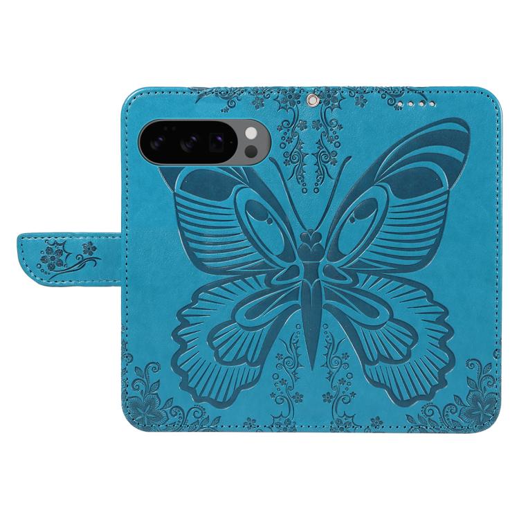 For Google Pixel 10 5G / 10 Pro 5G Global Swallowtail Butterfly Embossed Leather Phone Case