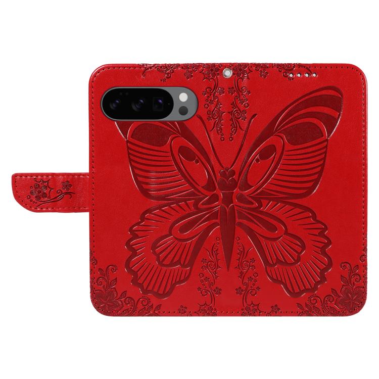 For Google Pixel 10 5G / 10 Pro 5G Global Swallowtail Butterfly Embossed Leather Phone Case
