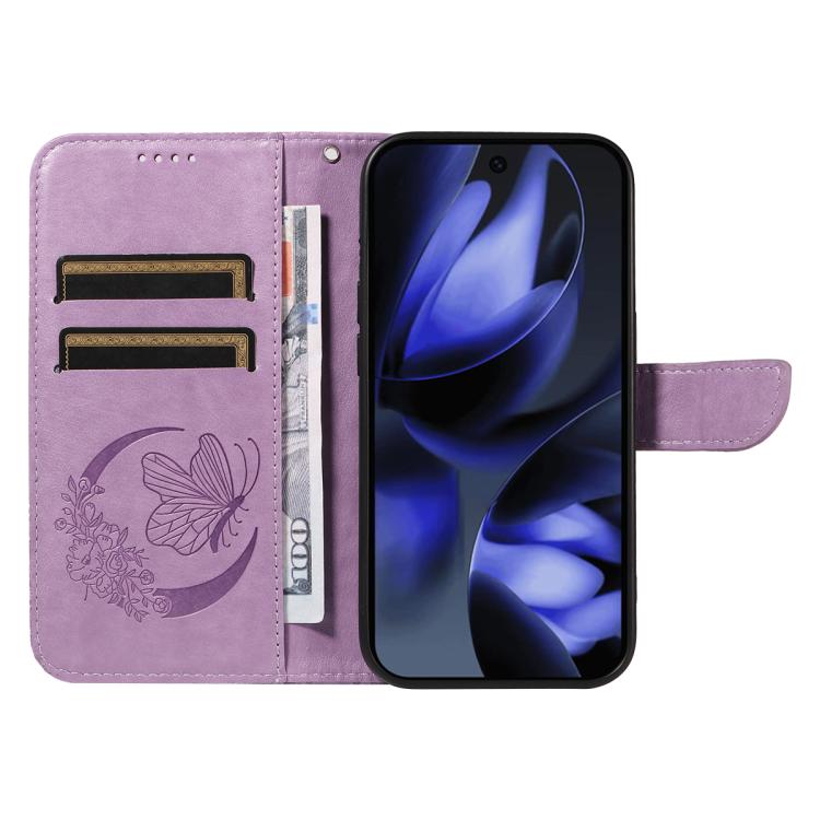 For Google Pixel 10 5G / 10 Pro 5G Global Swallowtail Butterfly Embossed Leather Phone Case