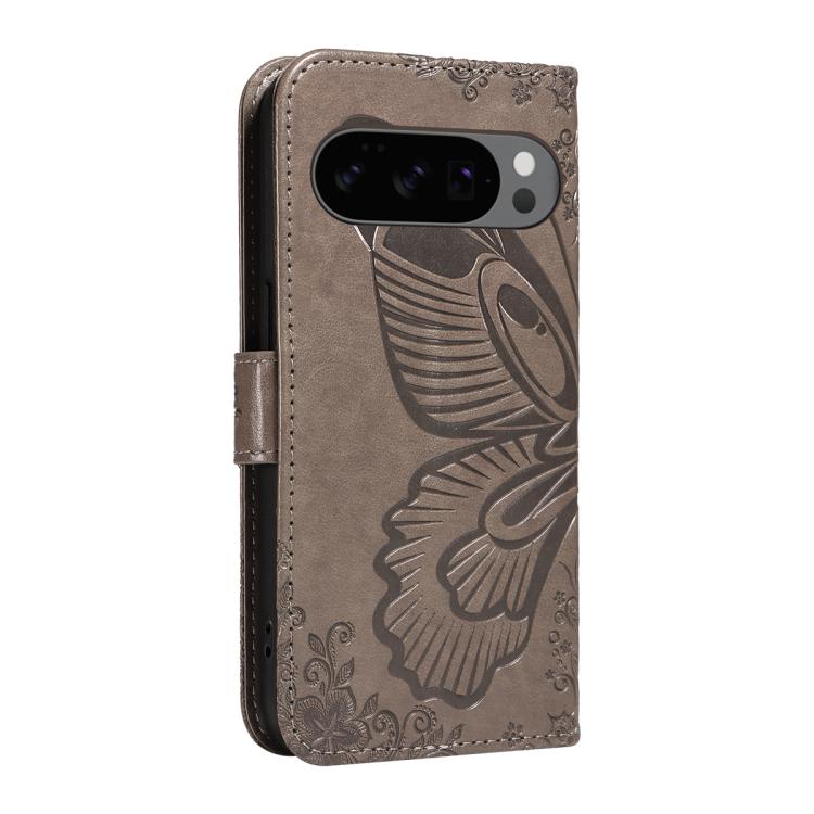 For Google Pixel 10 5G / 10 Pro 5G Global Swallowtail Butterfly Embossed Leather Phone Case