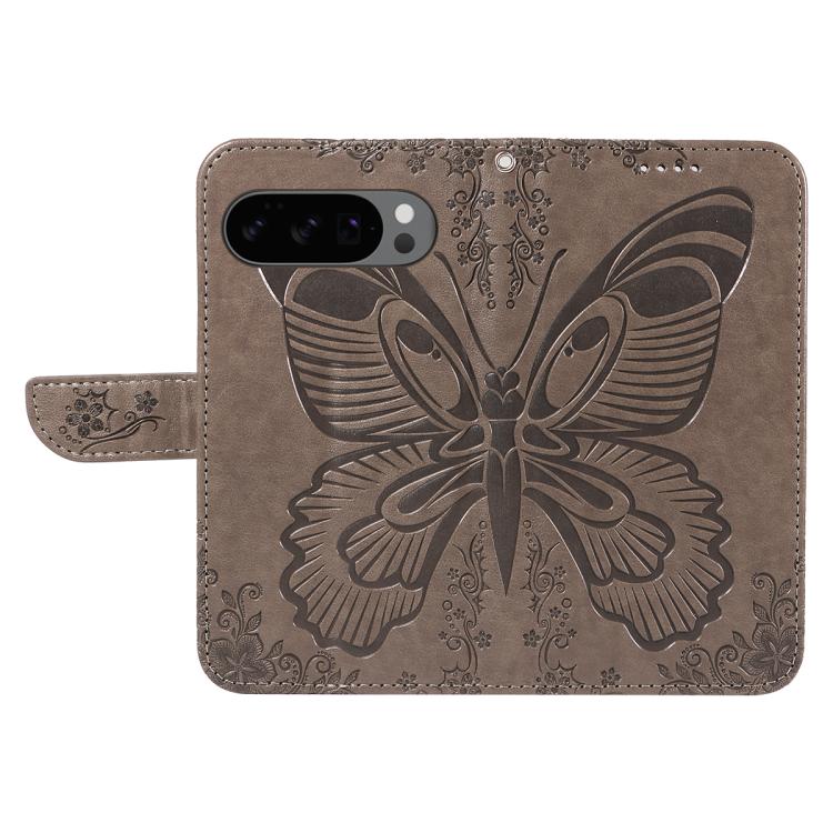 For Google Pixel 10 5G / 10 Pro 5G Global Swallowtail Butterfly Embossed Leather Phone Case