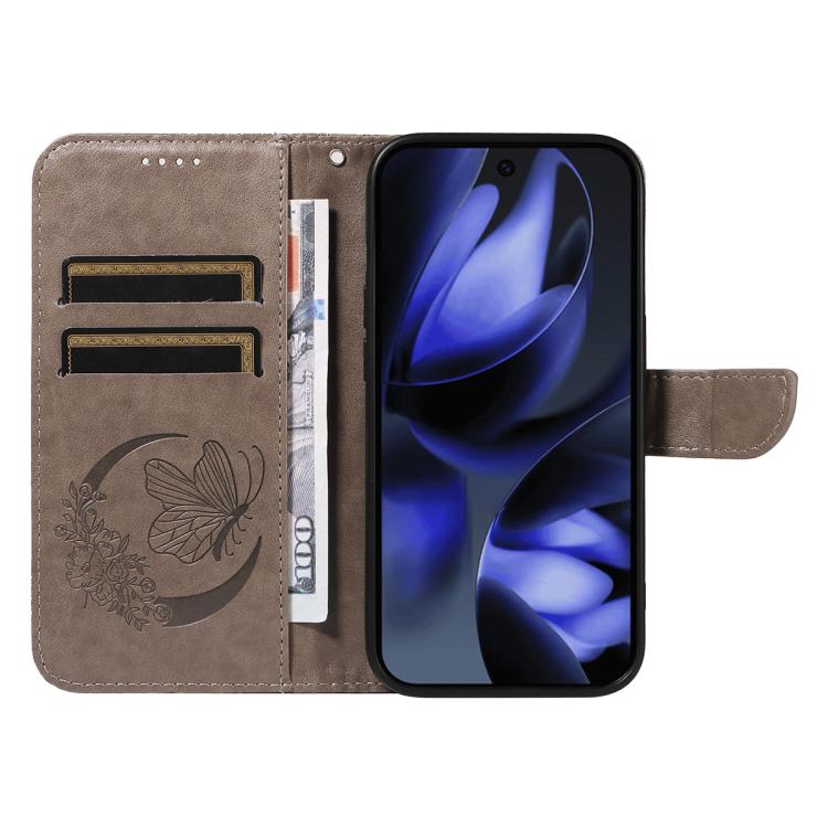 For Google Pixel 10 5G / 10 Pro 5G Global Swallowtail Butterfly Embossed Leather Phone Case