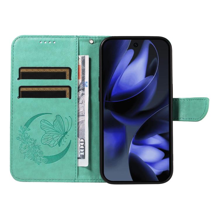 For Google Pixel 10 5G / 10 Pro 5G Global Swallowtail Butterfly Embossed Leather Phone Case