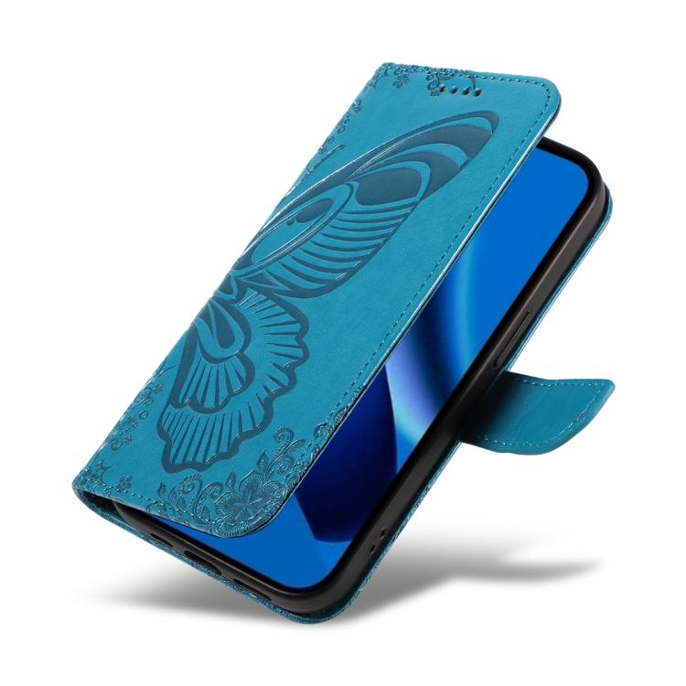 For Google Pixel 10a Swallowtail Butterfly Embossed Leather Phone Case