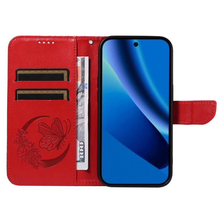 For Google Pixel 10a Swallowtail Butterfly Embossed Leather Phone Case