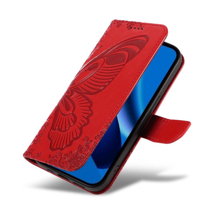 For Google Pixel 10a Swallowtail Butterfly Embossed Leather Phone Case