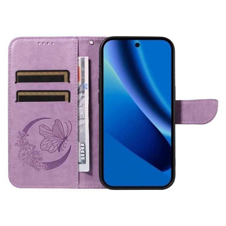 For Google Pixel 10a Swallowtail Butterfly Embossed Leather Phone Case