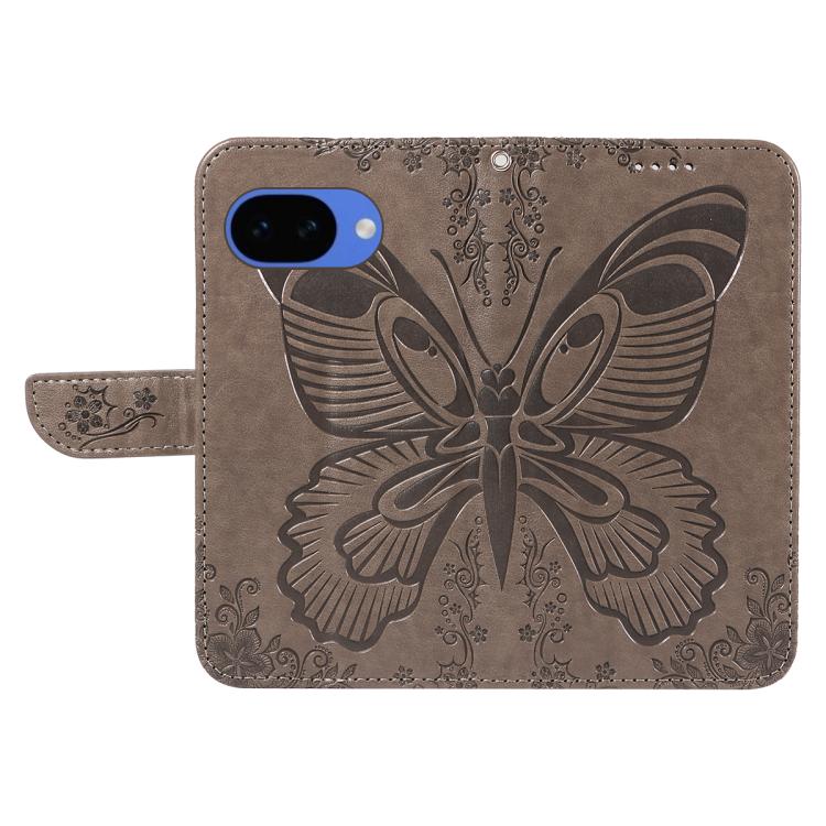 For Google Pixel 10a Swallowtail Butterfly Embossed Leather Phone Case