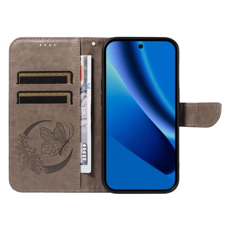 For Google Pixel 10a Swallowtail Butterfly Embossed Leather Phone Case