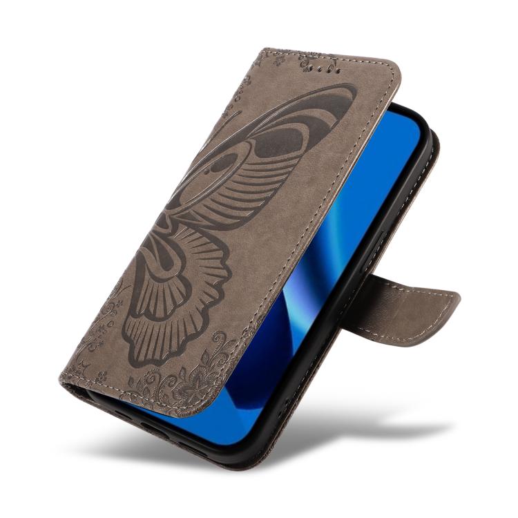 For Google Pixel 10a Swallowtail Butterfly Embossed Leather Phone Case