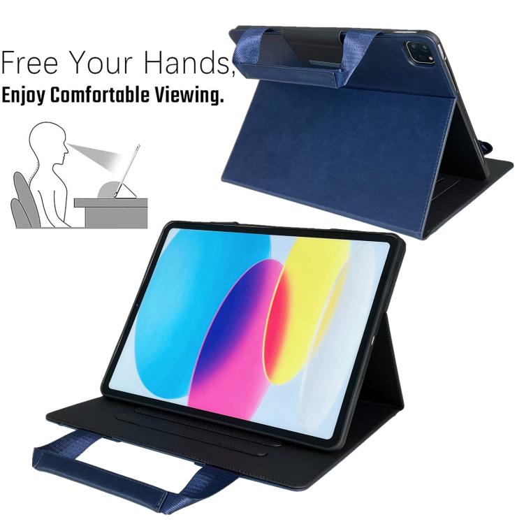 For iPad Pro 11 2025 / 2024 Zipper Handle Retro Smart Leather Tablet Case