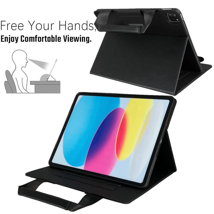 For iPad Pro 11 2025 / 2024 Zipper Handle Retro Smart Leather Tablet Case