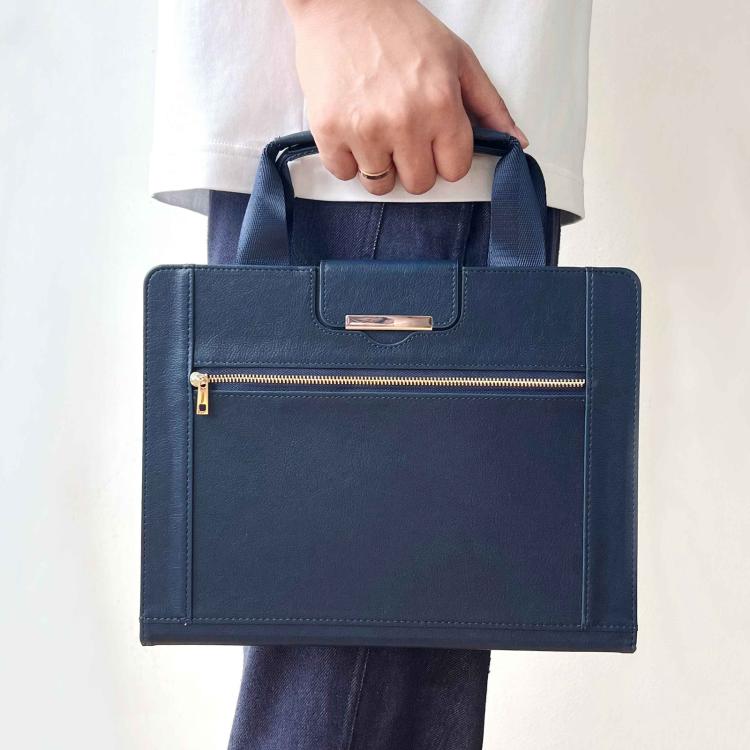 For iPad 10.2 2021 / 2020 / 2019 Zipper Handle Retro Smart Leather Tablet Case