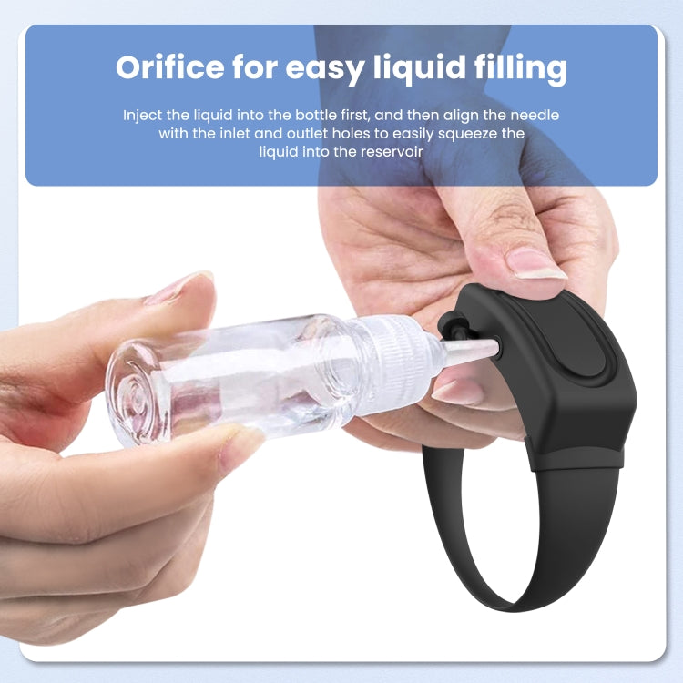 30ml Portable Silicone Liquid Soap Handwashing Fluid Split Bracelet
