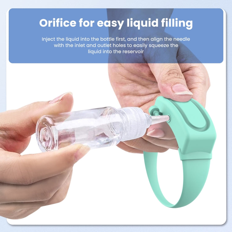 30ml Portable Silicone Liquid Soap Handwashing Fluid Split Bracelet