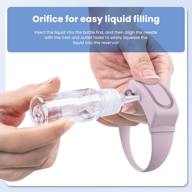 30ml Portable Silicone Liquid Soap Handwashing Fluid Split Bracelet