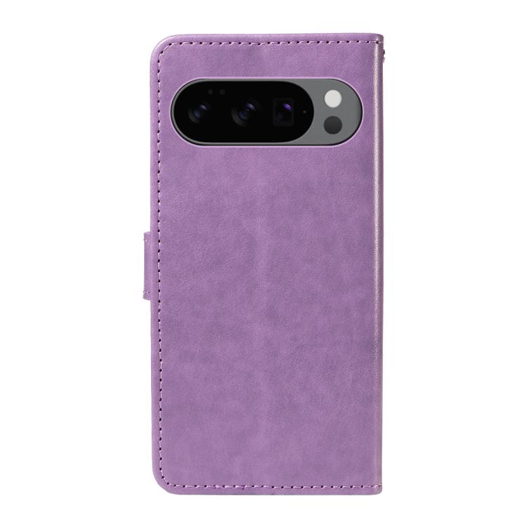 For Google Pixel 10 / 10 Pro Global Cat and Bee Embossed Flip Leather Phone Case