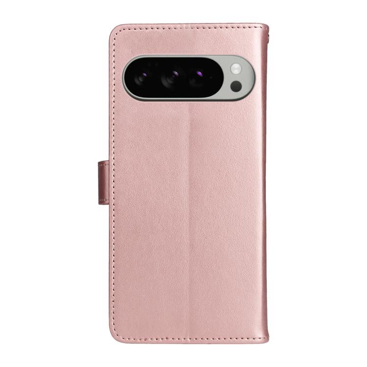For Google Pixel 10 Pro XL 5G Global Cat and Bee Embossed Flip Leather Phone Case