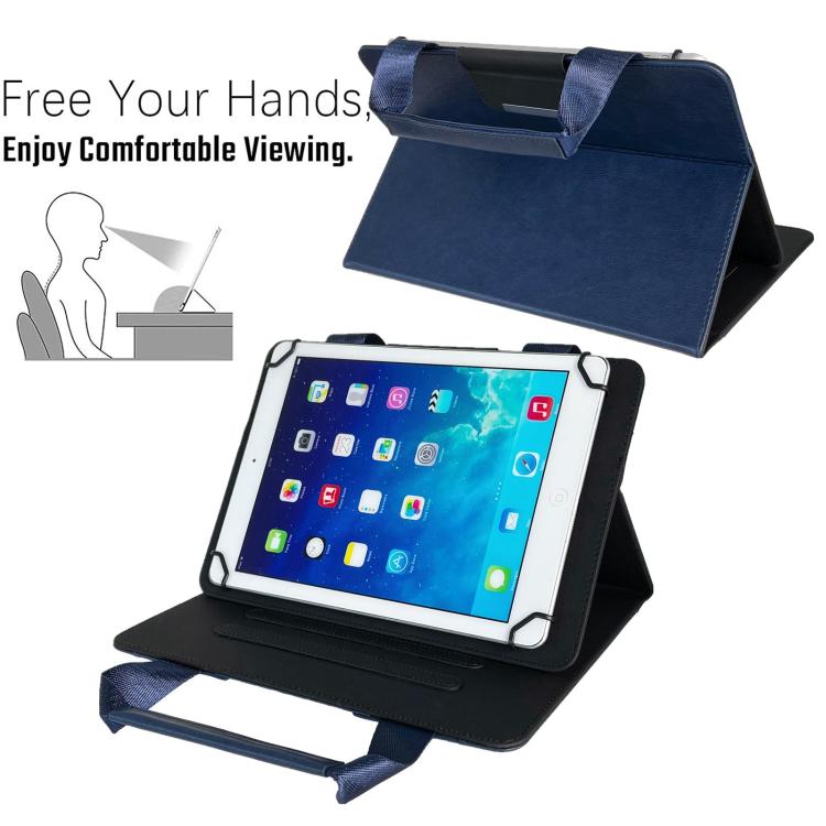 10 inch Zipper Handle Retro Leather Tablet Case