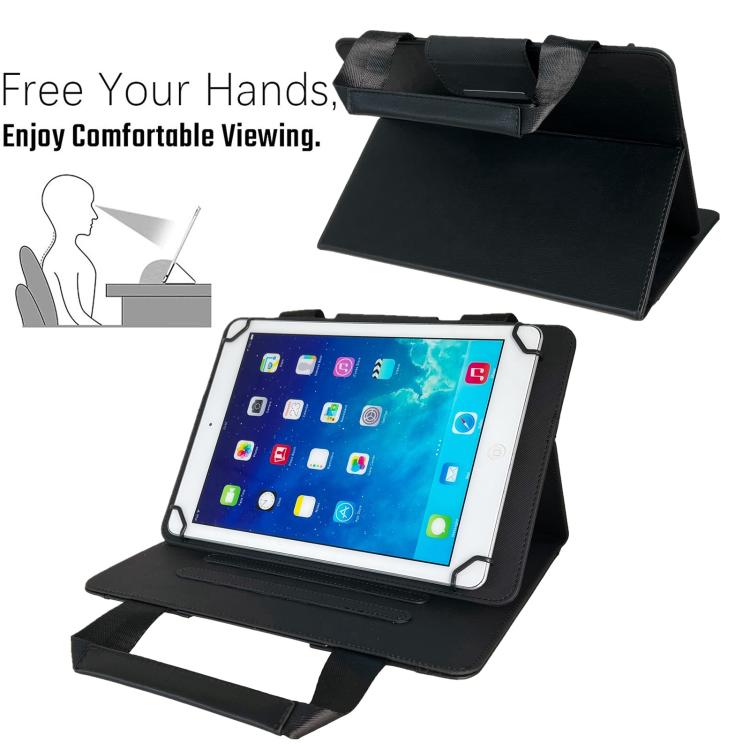 10 inch Zipper Handle Retro Leather Tablet Case