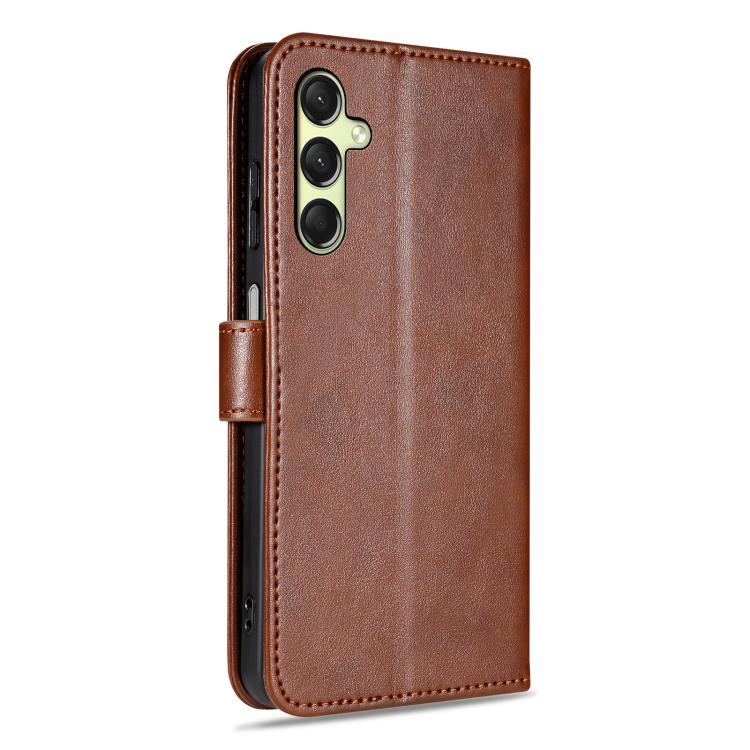 For Samsung Galaxy A15 AZNS Sheepskin Texture Flip Leather Phone Case