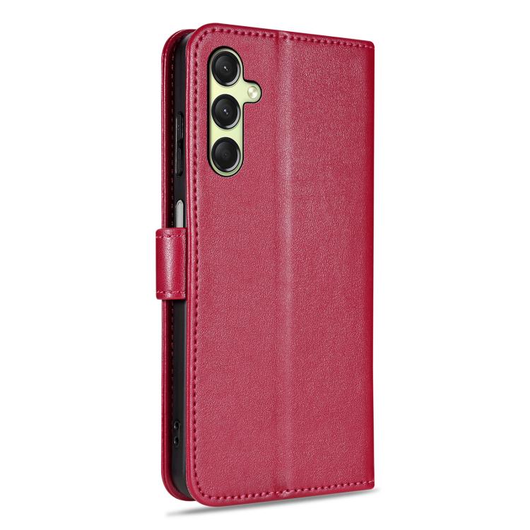 For Samsung Galaxy A15 AZNS Sheepskin Texture Flip Leather Phone Case