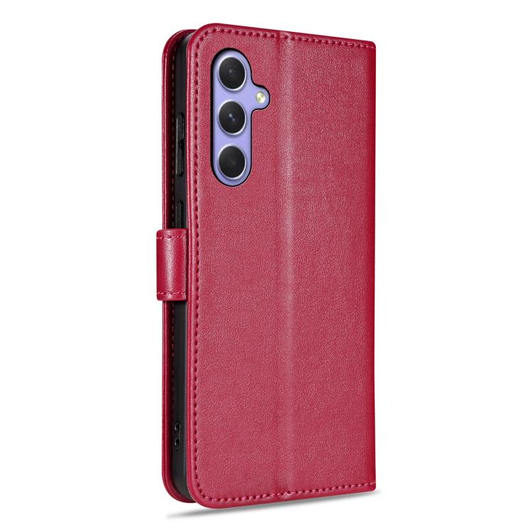For Samsung Galaxy A35 5G AZNS Sheepskin Texture Flip Leather Phone Case