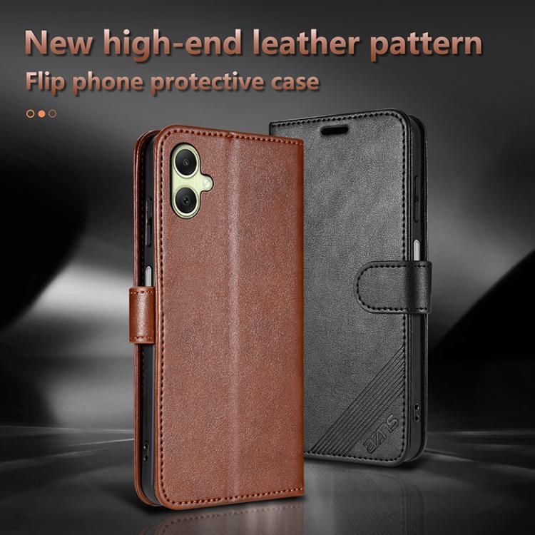 For Samsung Galaxy A07 4G AZNS Sheepskin Texture Flip Leather Phone Case