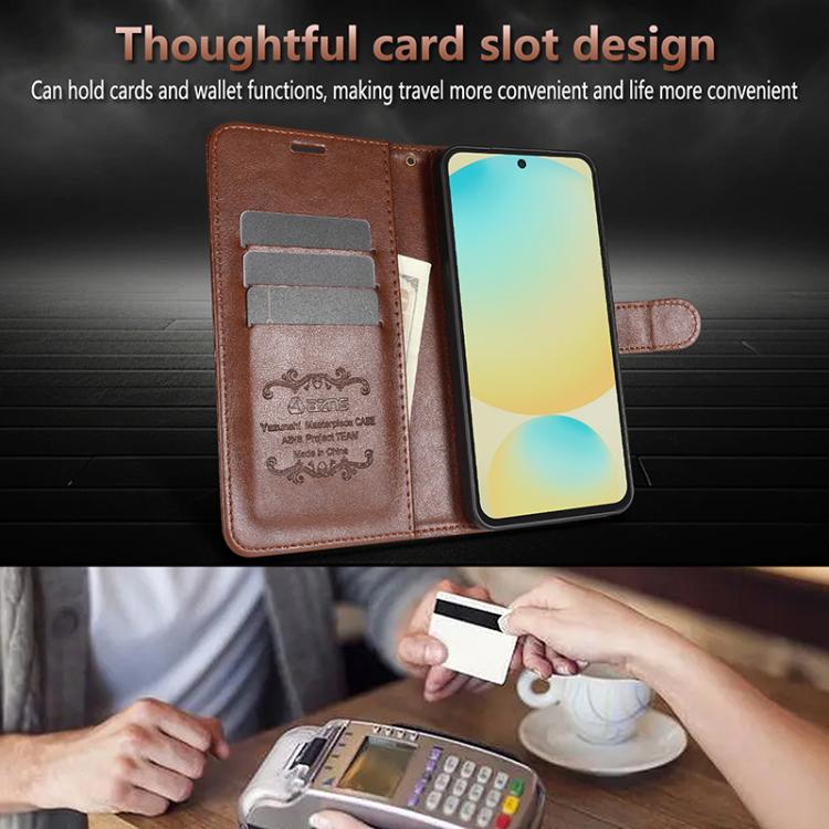 For Samsung Galaxy A07 4G AZNS Sheepskin Texture Flip Leather Phone Case