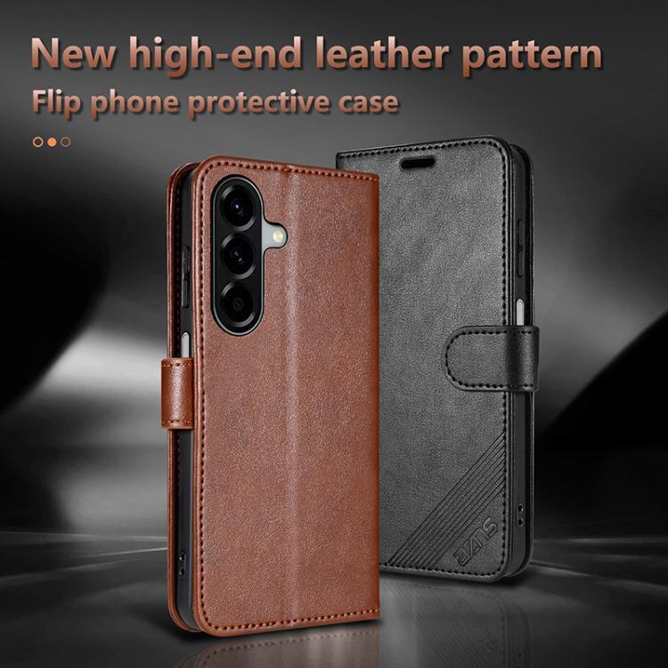 For Samsung Galaxy A17 5G AZNS Sheepskin Texture Flip Leather Phone Case