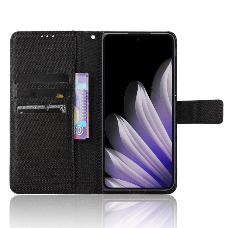 For OPPO Find N5 Diamond Texture Leather Phone Case
