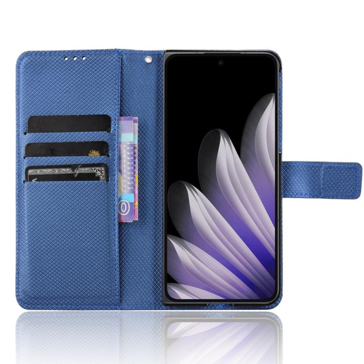 For OPPO Find N5 Diamond Texture Leather Phone Case