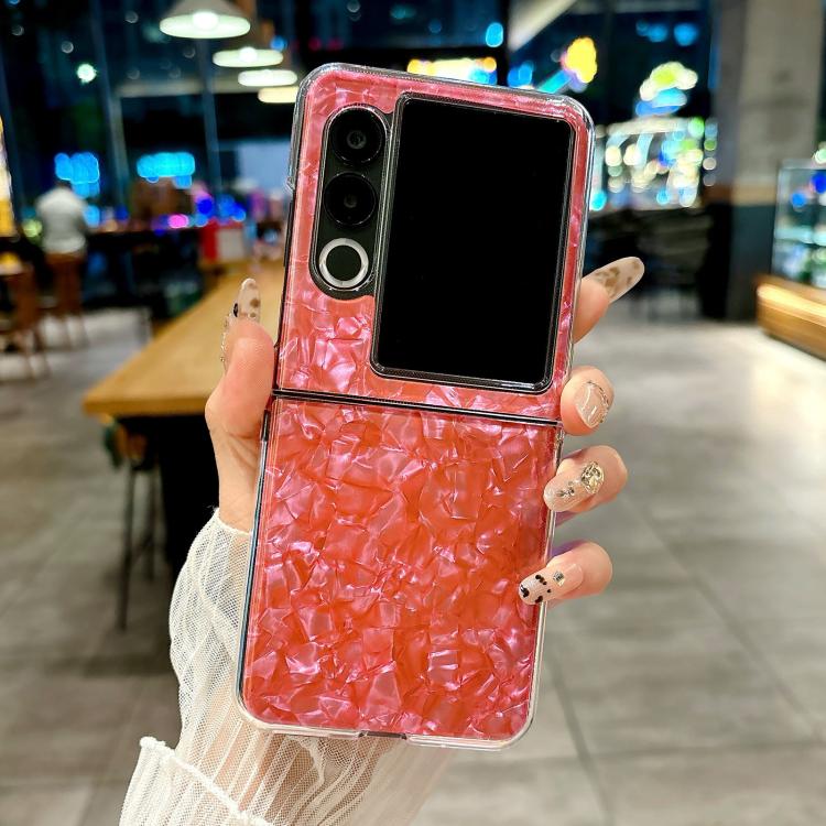 For ZTE nubia Flip2 Pearlescent Shell Texture Phone Case